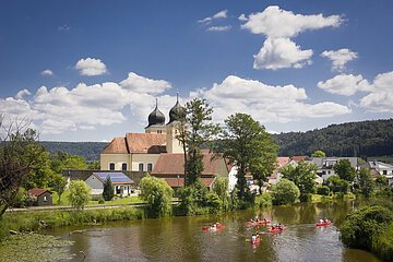 Bootwandern auf der Altmühl bei Kottingwörth