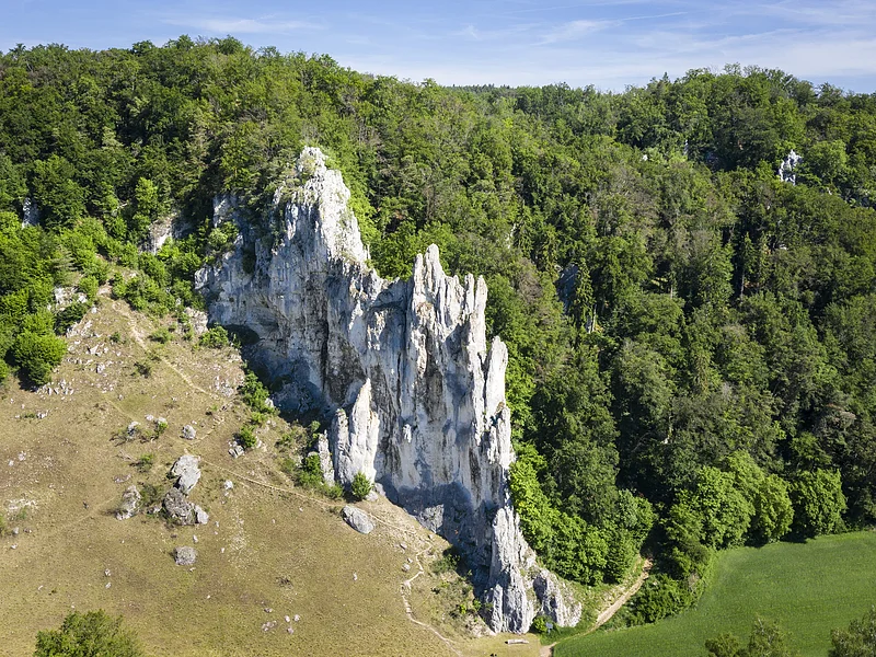 Dohlenfelsen bei Wellheim Dohlenfelsen in Wellheim