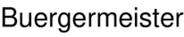 buergermeister